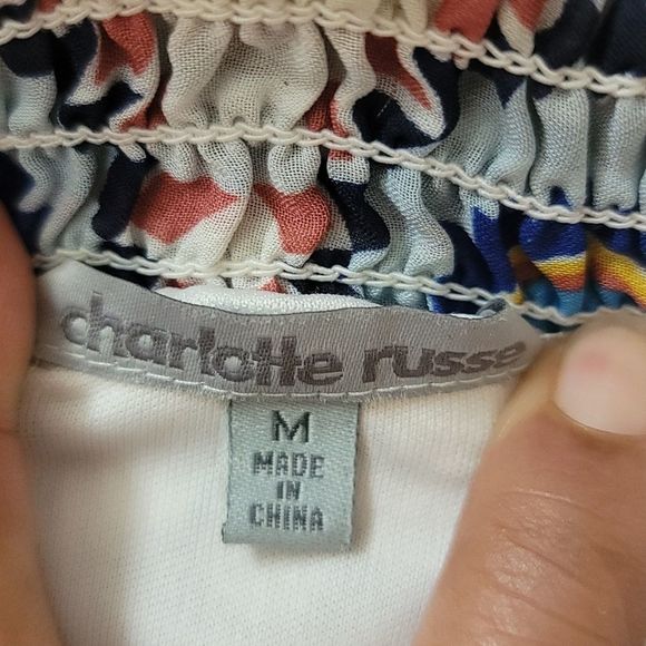 Charlotte Russe- Floral Maxi Dress- Medium - Picture 7 of 10